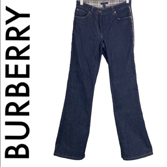 Burberry Denim - BURBERRY NOVA ACCENT STRETCH BOOTCUT JEANS SIZE 4